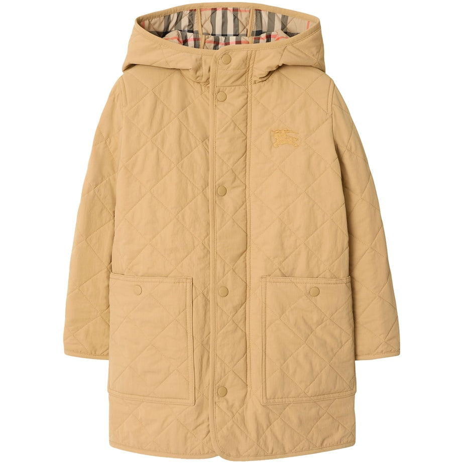 Burberry Kids Quilted EKD Coat (3-12 Years)