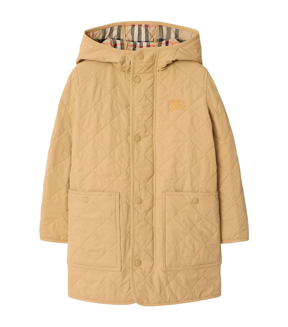 Burberry Kids Quilted EKD Coat (3-12 Years)