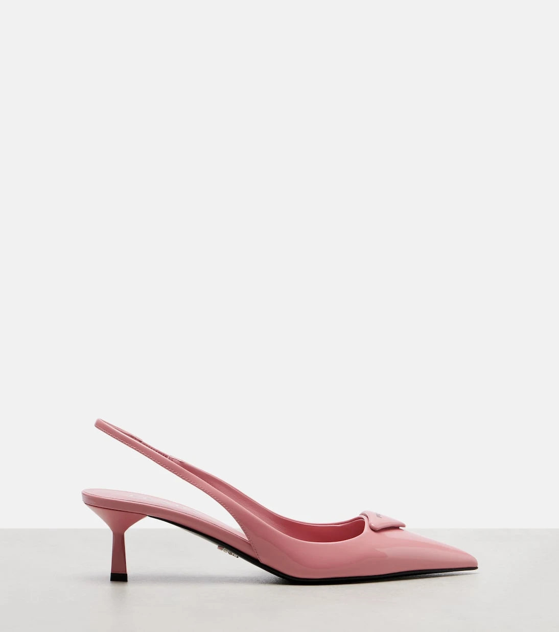 Prada - Patent leather slingback pumps