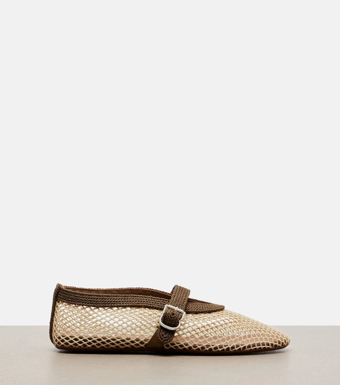 Alaïa - Fishnet Mary Jane flats