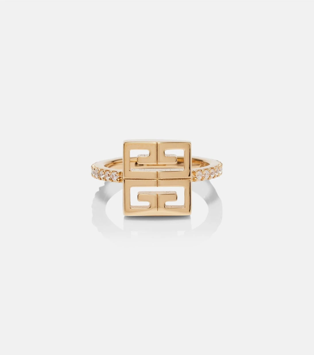 Givenchy - خاتم 4G مرصّع بكريستال سواروفسكي®