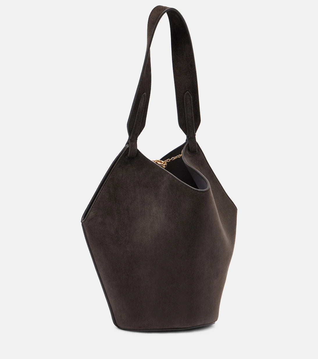 Khaite - Lotus Mini suede tote bag