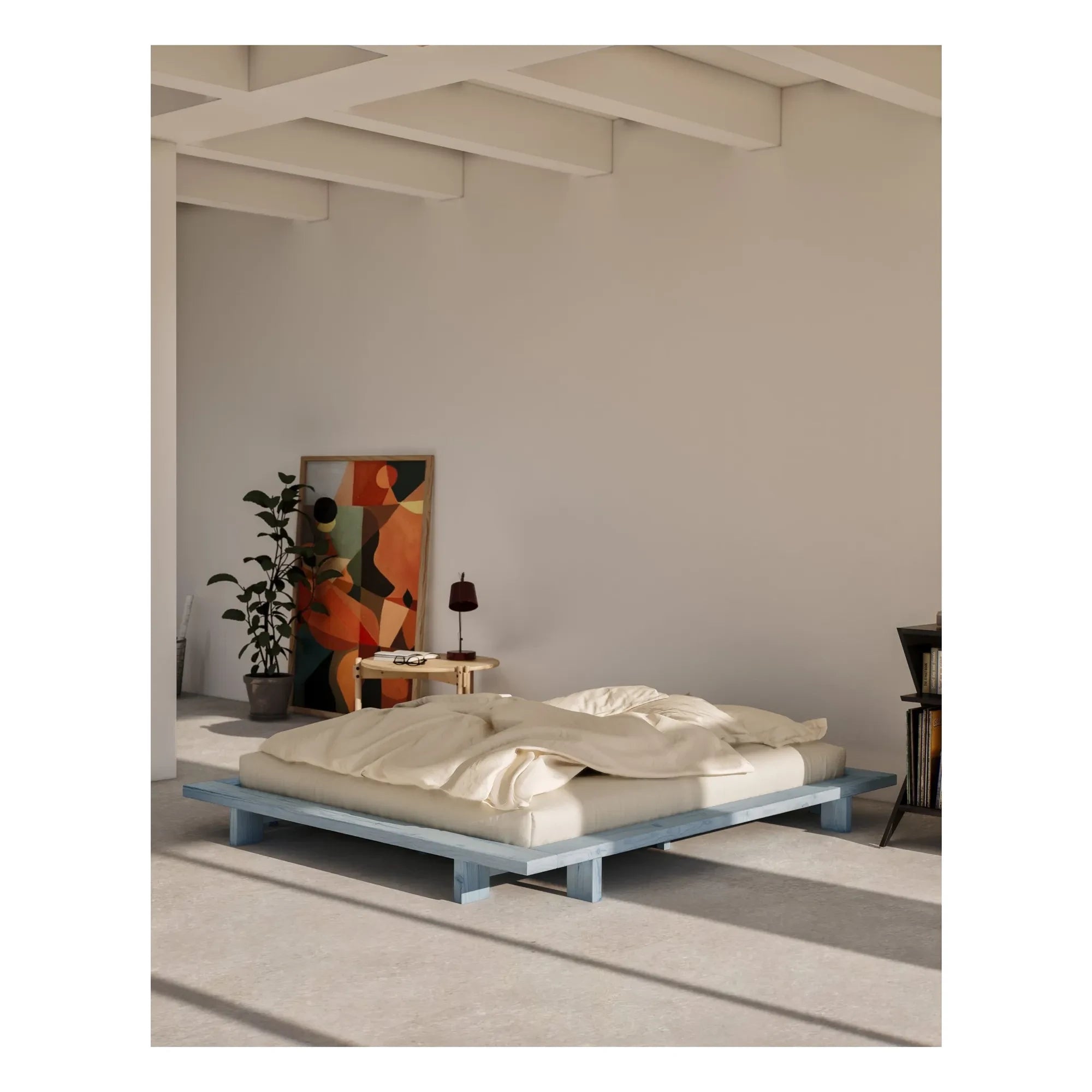 Karup Design - Japan wooden bed | Light blue