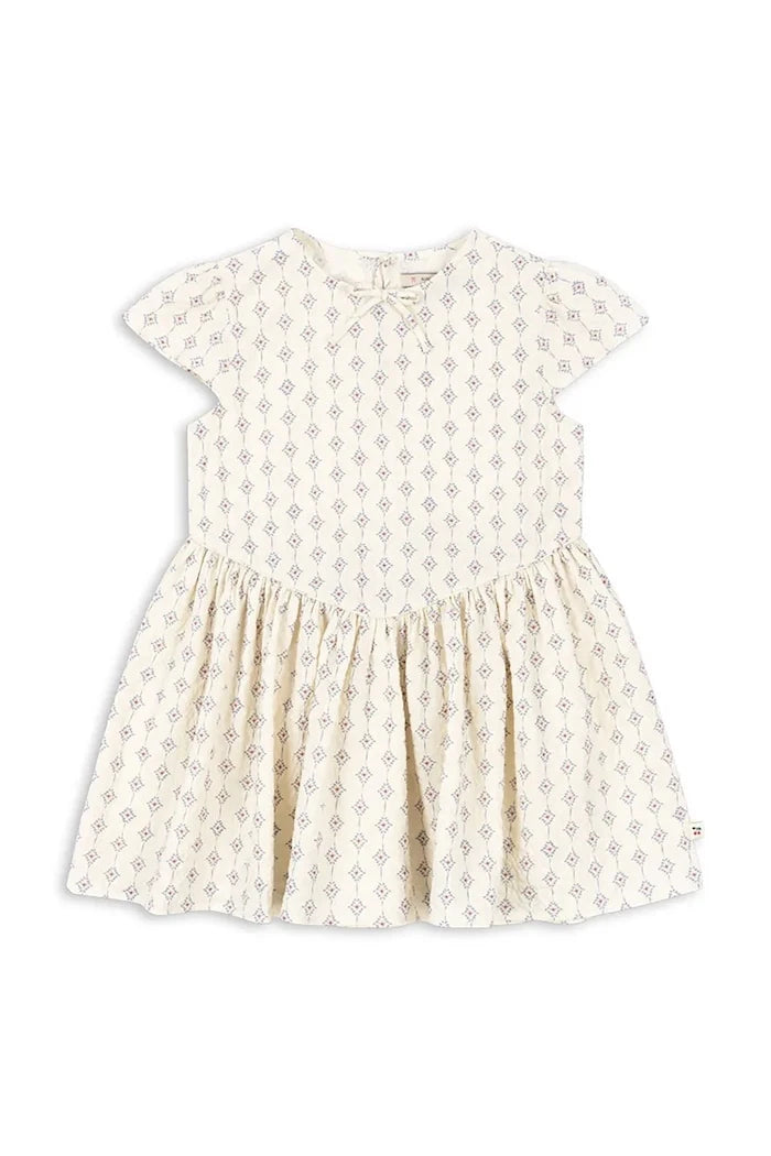 Konges Sløjd pamuklu yazlık elbise AVA DRESS GOTS