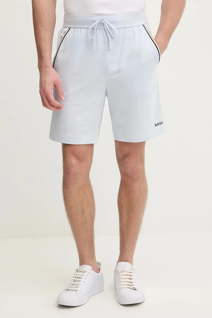 BOSS Erkek Pamuk ve Elastan Ev Şortu Unique Shorts CW