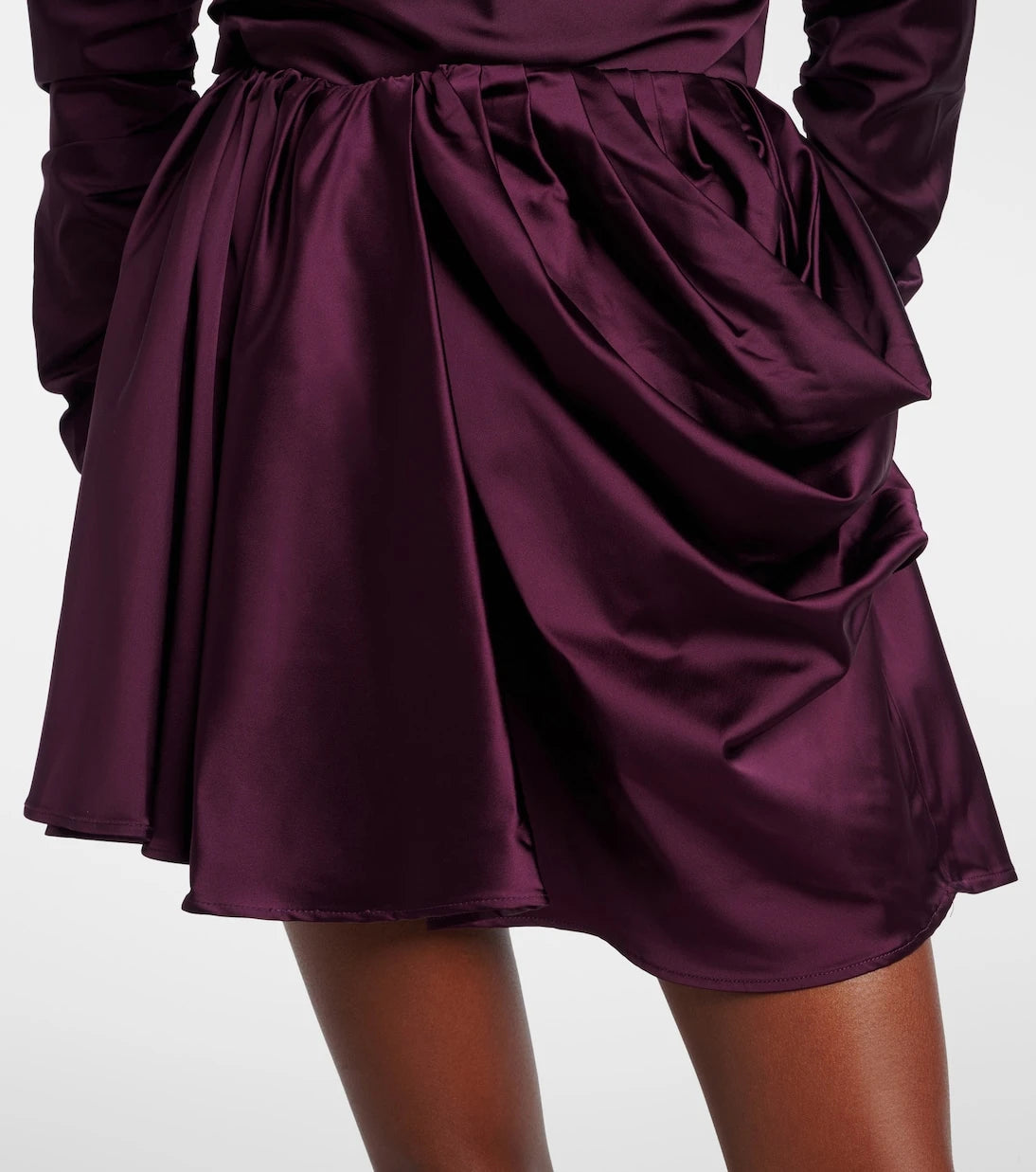 Ganni - Draped miniskirt