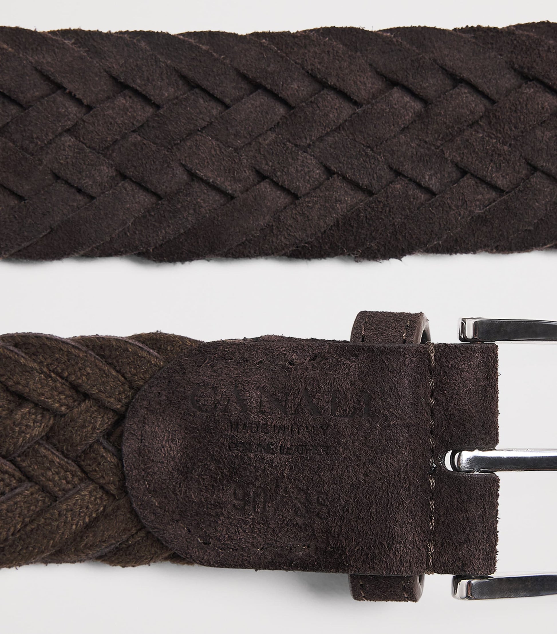 Suede Woven Belt