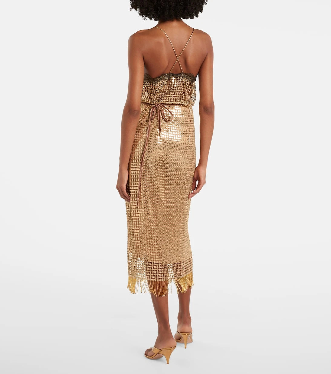 Roberto Cavalli - Embellished wrap skirt