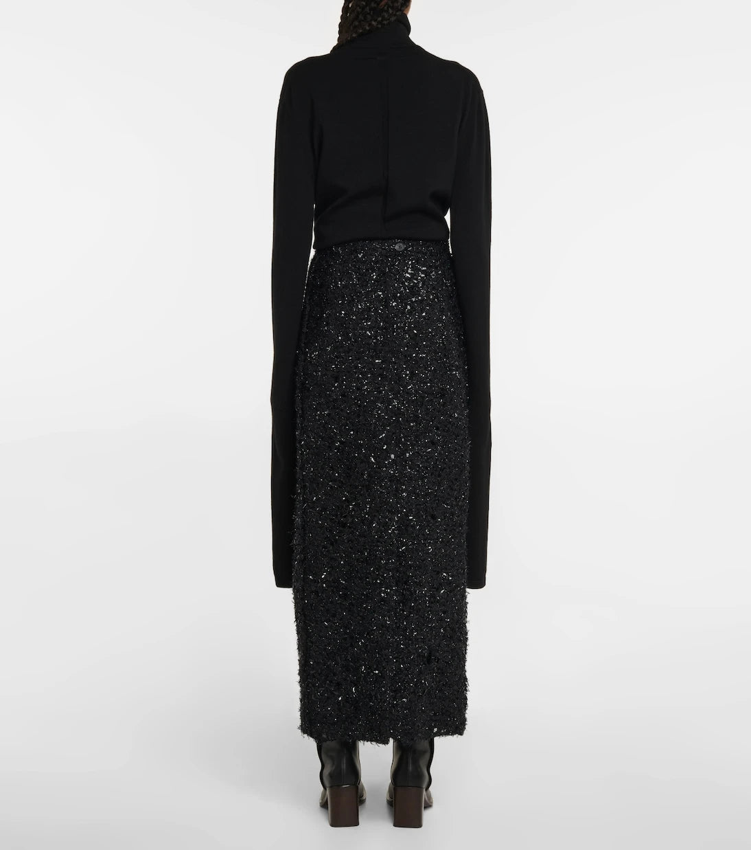 The Row - Boucle wool maxi skirt