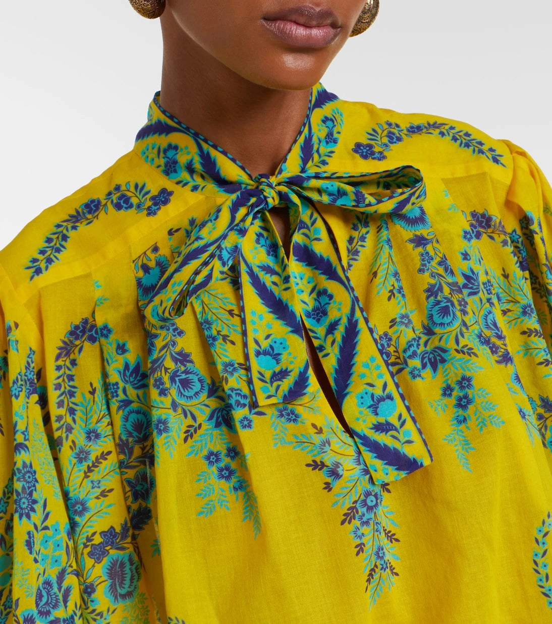 Etro - Floral cotton top