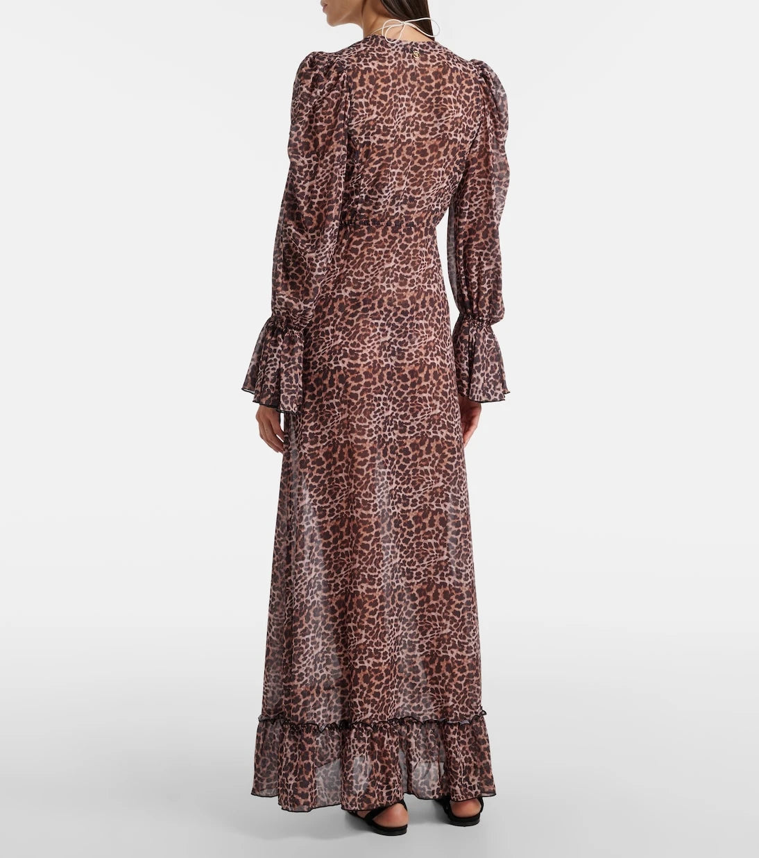 Bananhot - Berta leopard-print beach cover-up