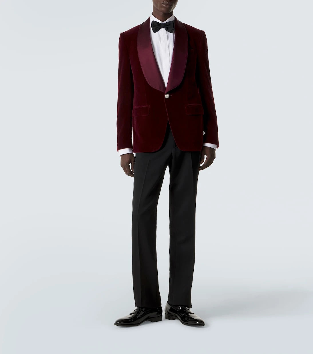 Dolce&Gabbana - Cotton-blend velvet tuxedo jacket