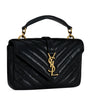 Saint Laurent Black Mini College Shoulder Bag