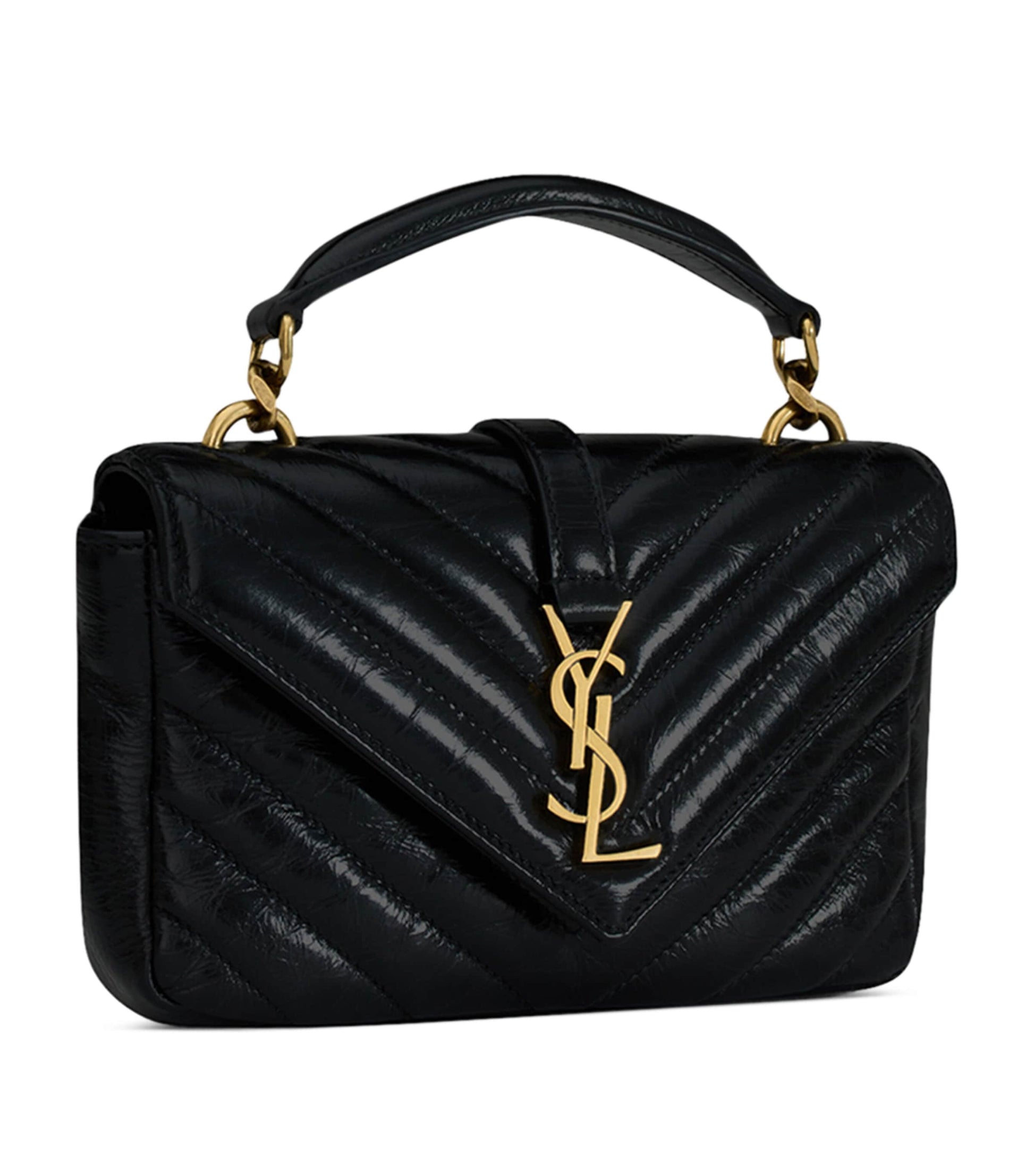 Saint Laurent Black Mini College Shoulder Bag
