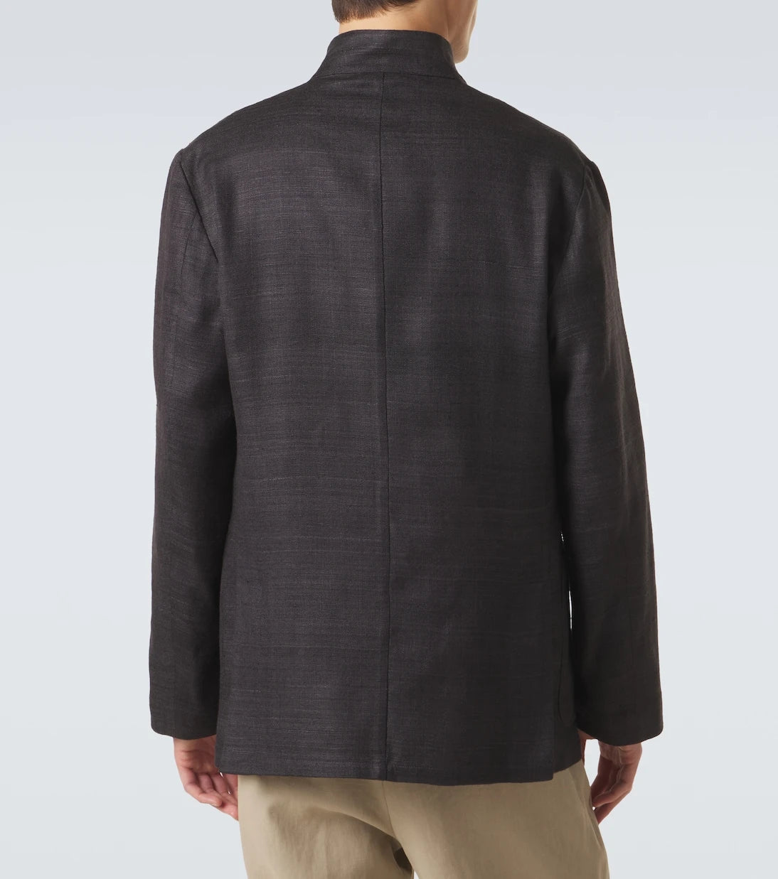 Saman Amel - Nehru silk jacket