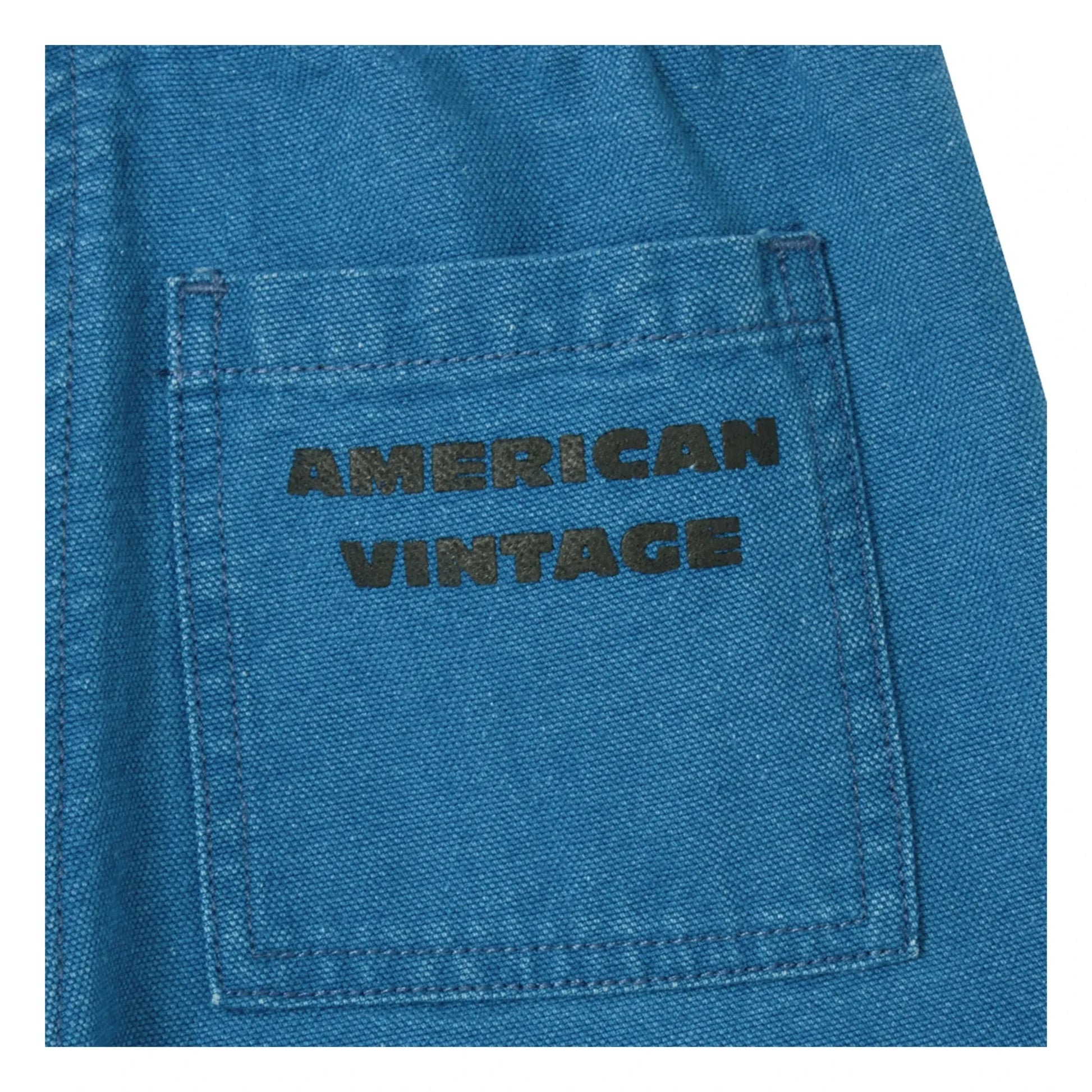 American Vintage - Comow Drawstring Workwear Pants | Blue