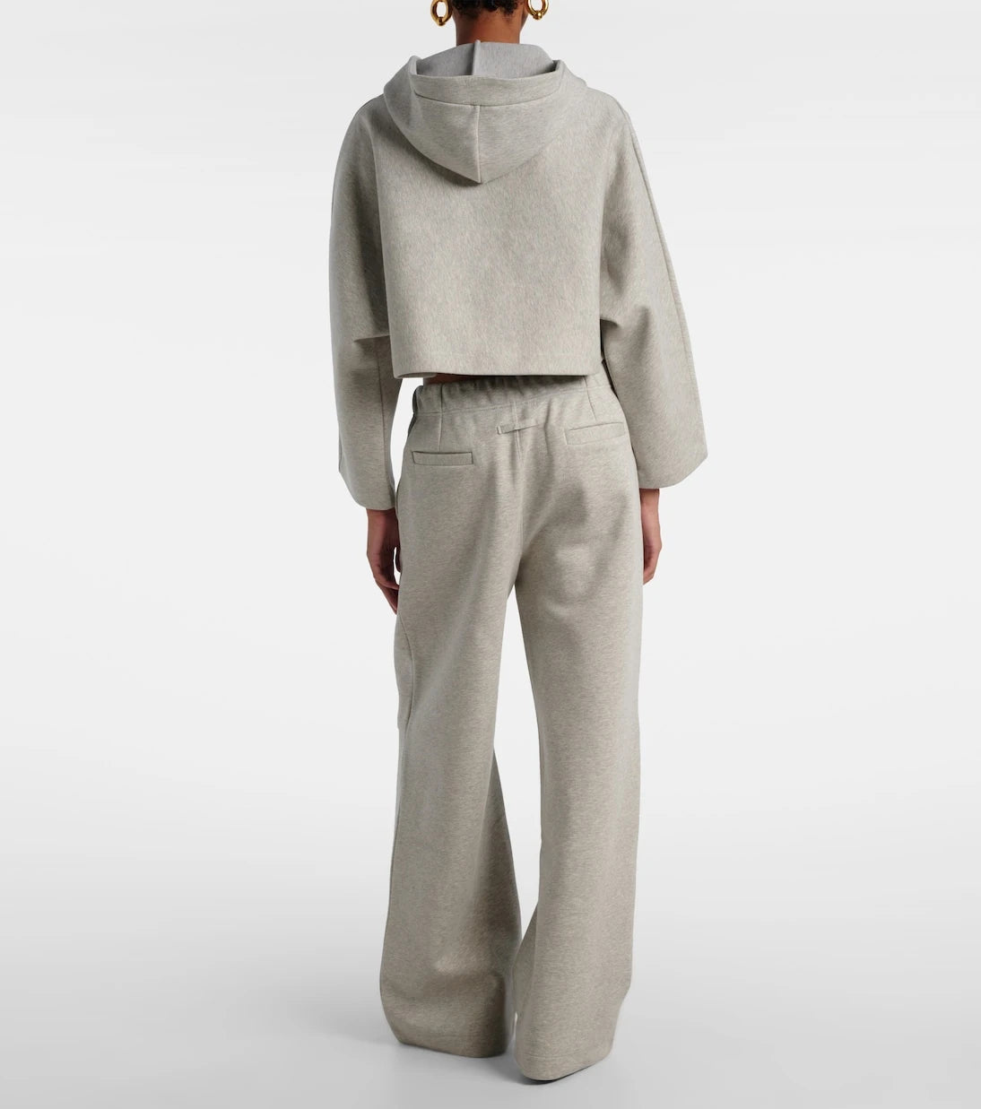 Jean Paul Gaultier - Embossed logo cotton sweatpants