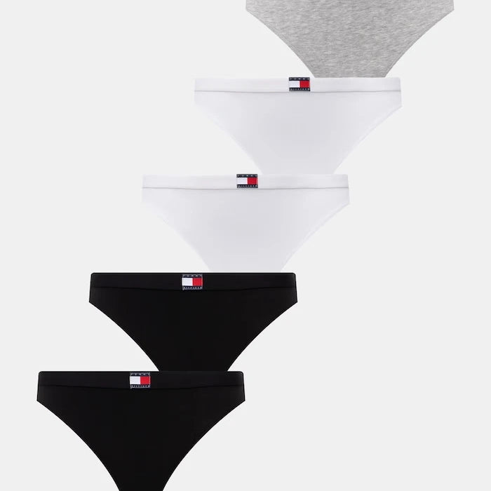 Tommy Hilfiger pamuk ve elastan kadın tanga 5 adet