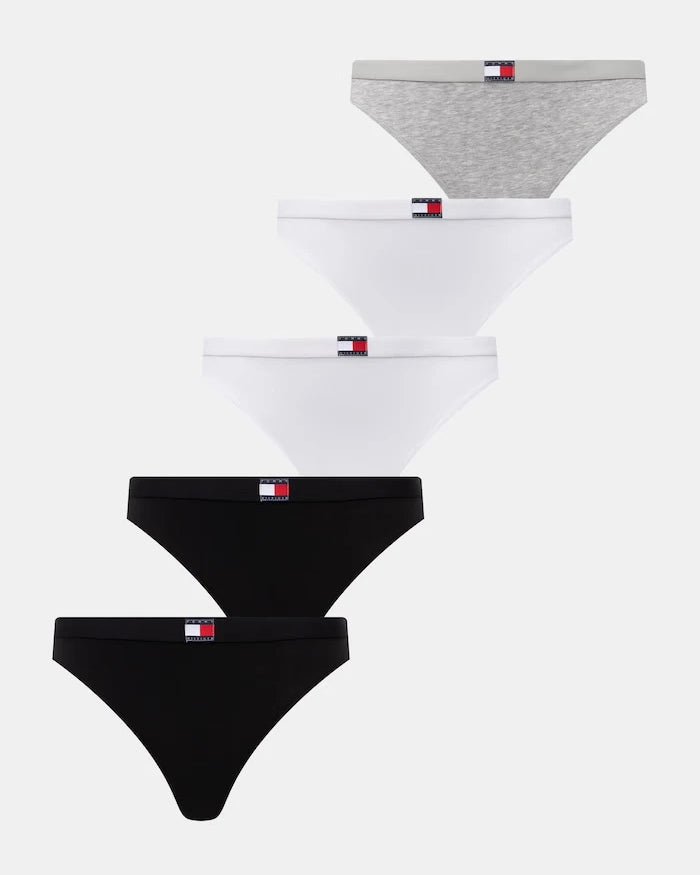 Tommy Hilfiger pamuk ve elastan kadın tanga 5 adet