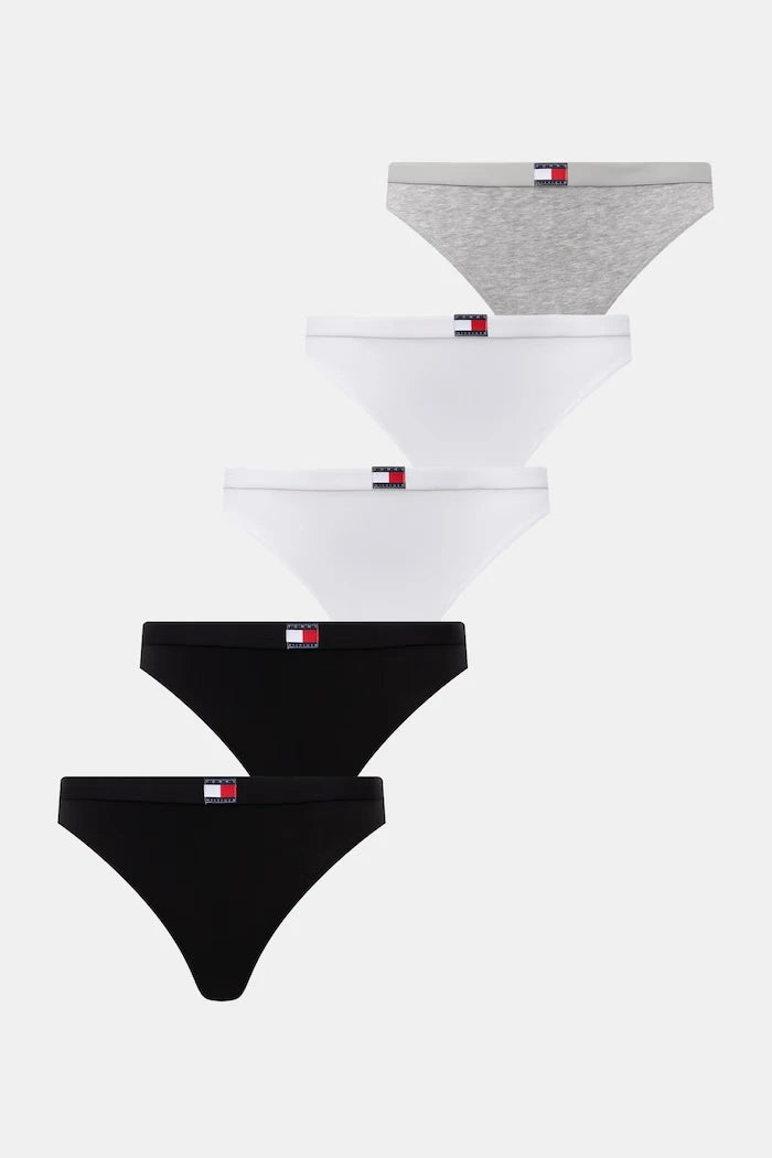 Tommy Hilfiger pamuk ve elastan kadın tanga 5 adet