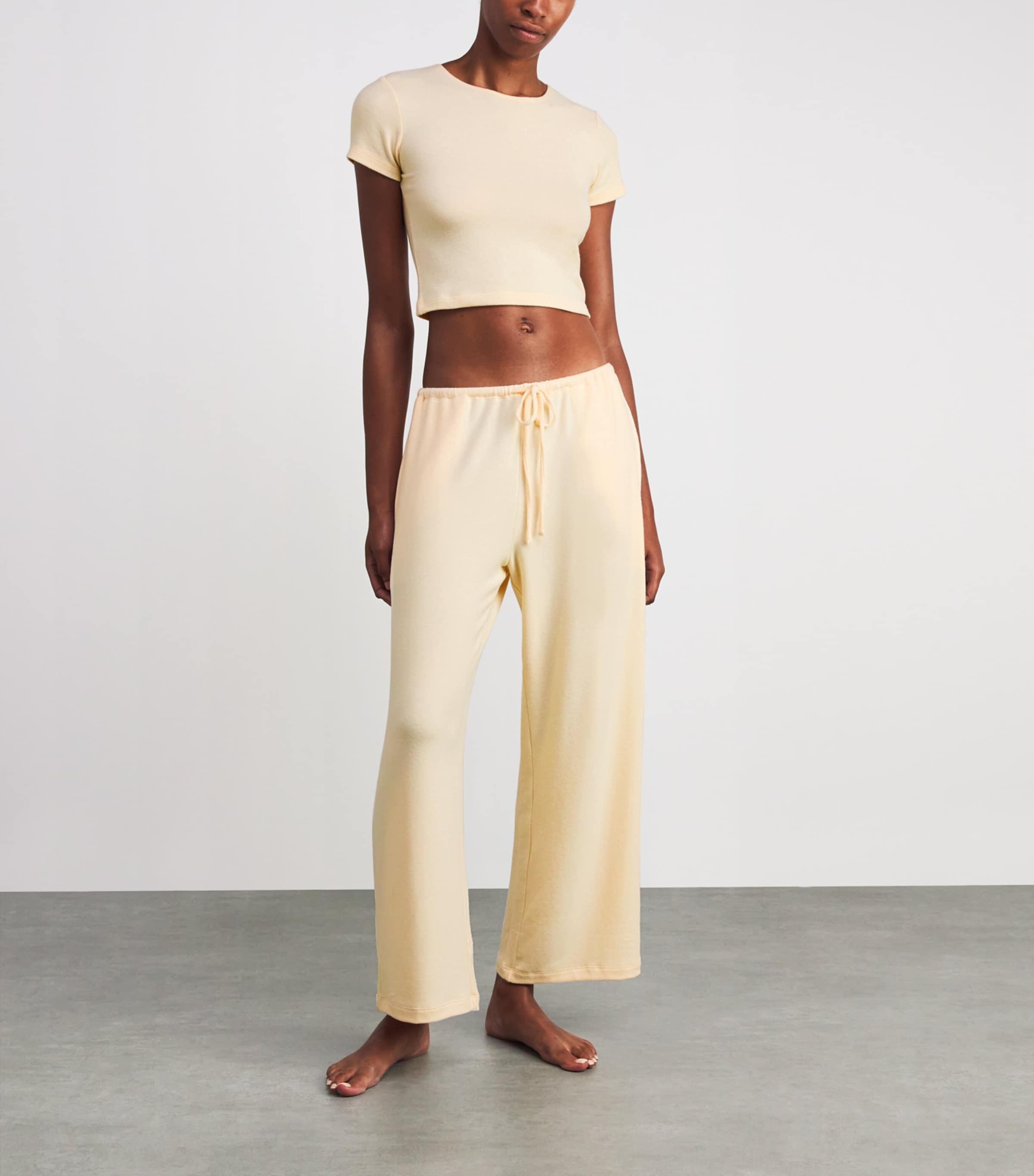 Yellow Lauren Cropped T-Shirt