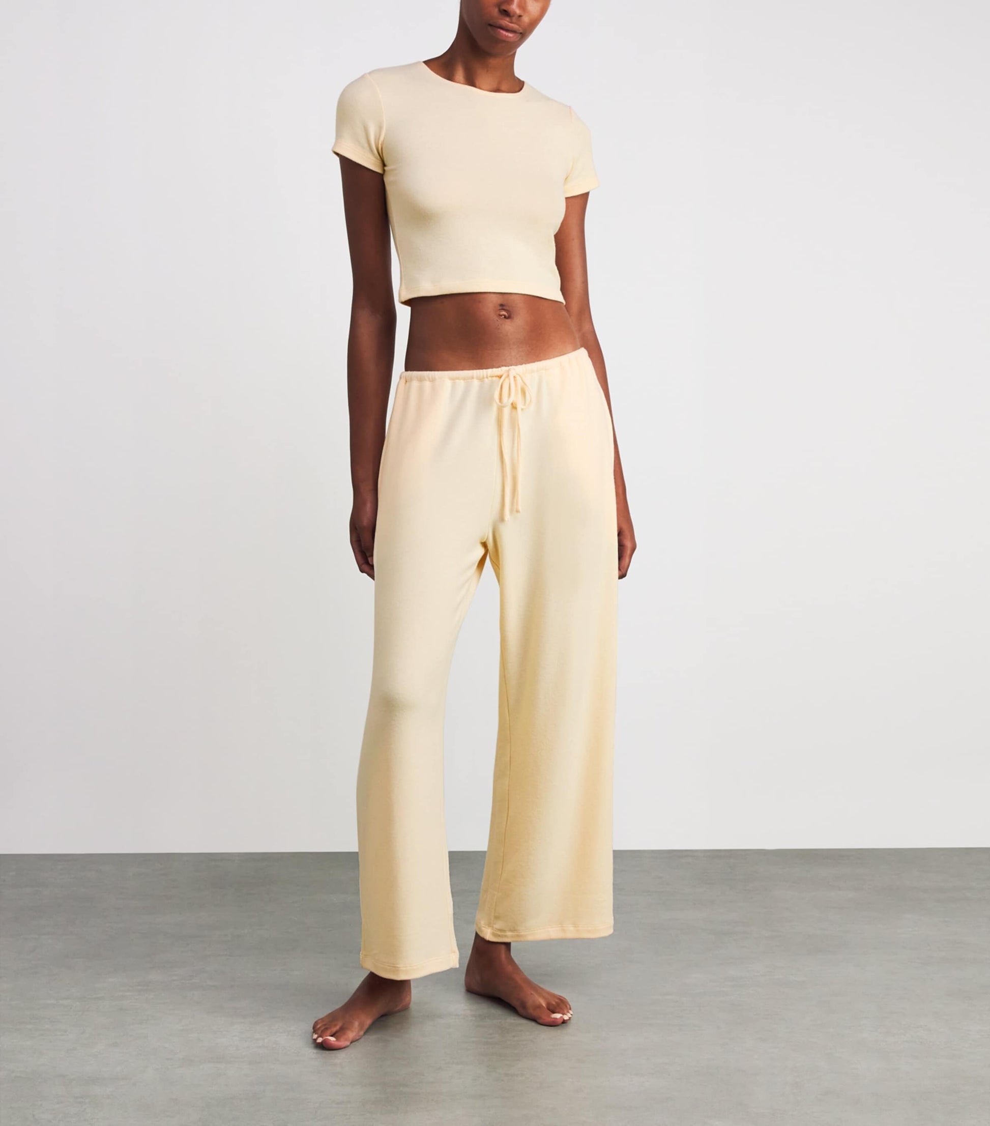 Yellow Lauren Cropped T-Shirt