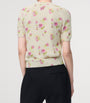 LOEWE White Cotton-Blend Floral Sweater