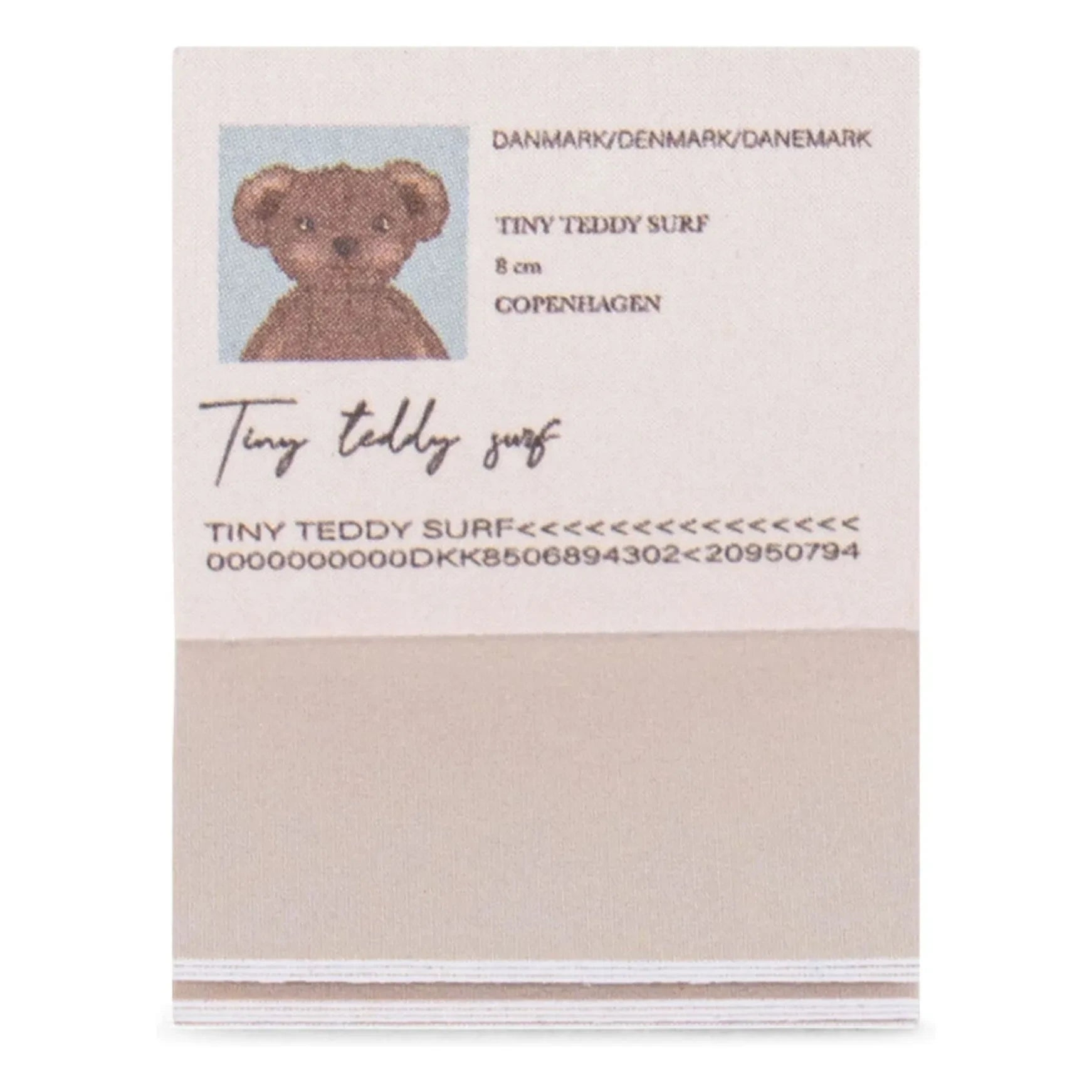 Konges Sløjd - Teddy Bear and his suitcase