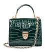 Aspinal Of London Green Mini Mayfair Top-Handle Bag