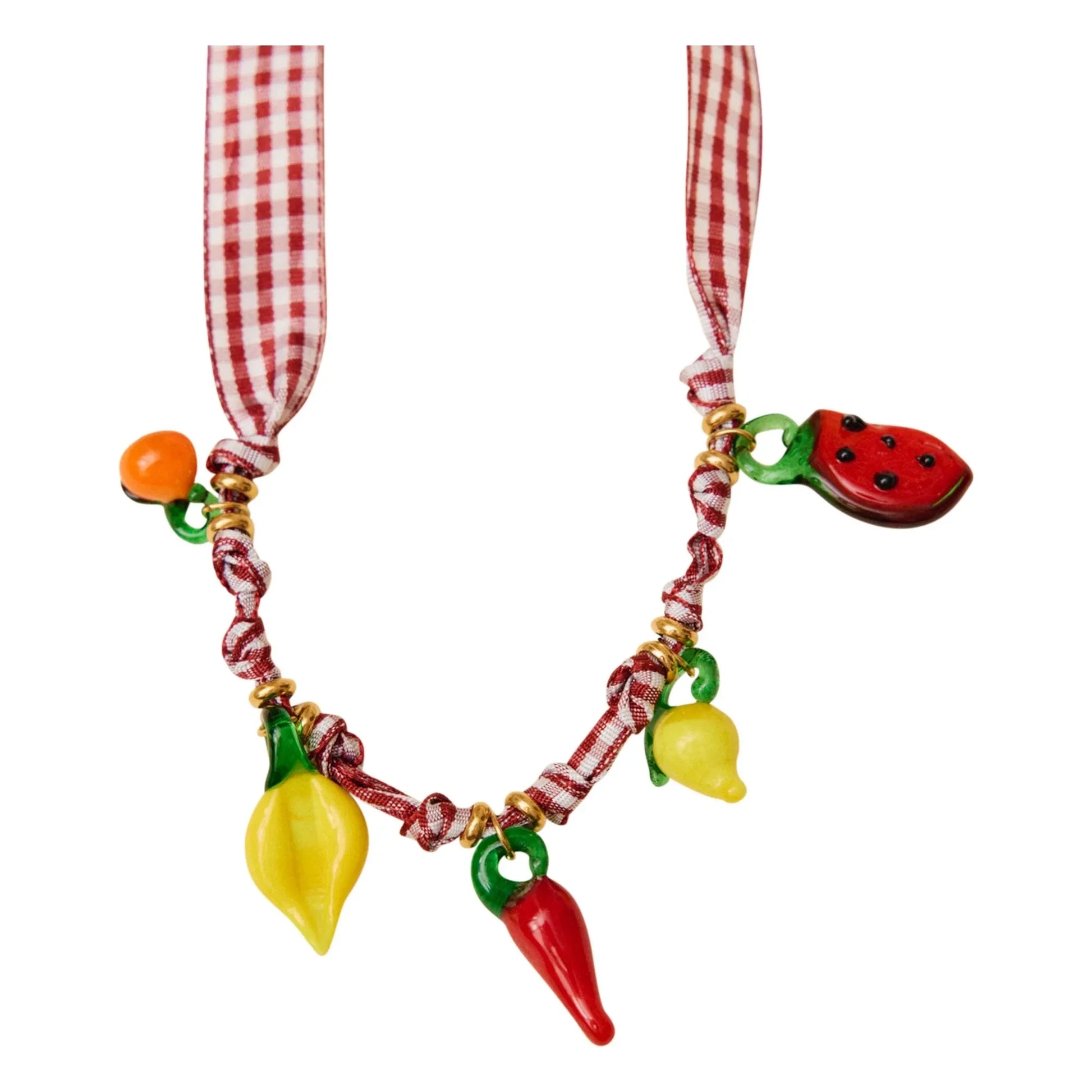 Palas - Picnic necklace | Red