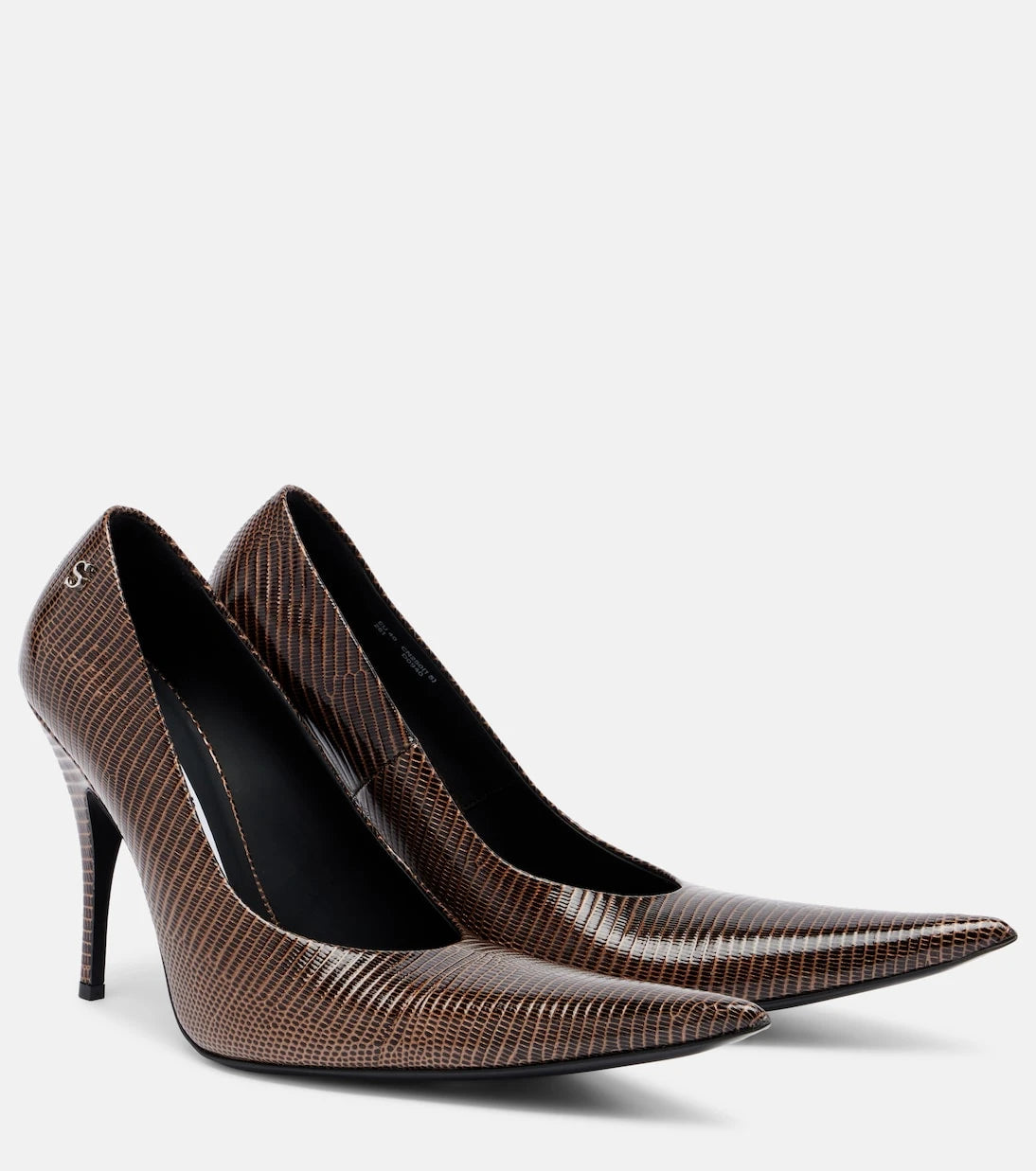 Acne Studios - Bonnie embossed leather pumps