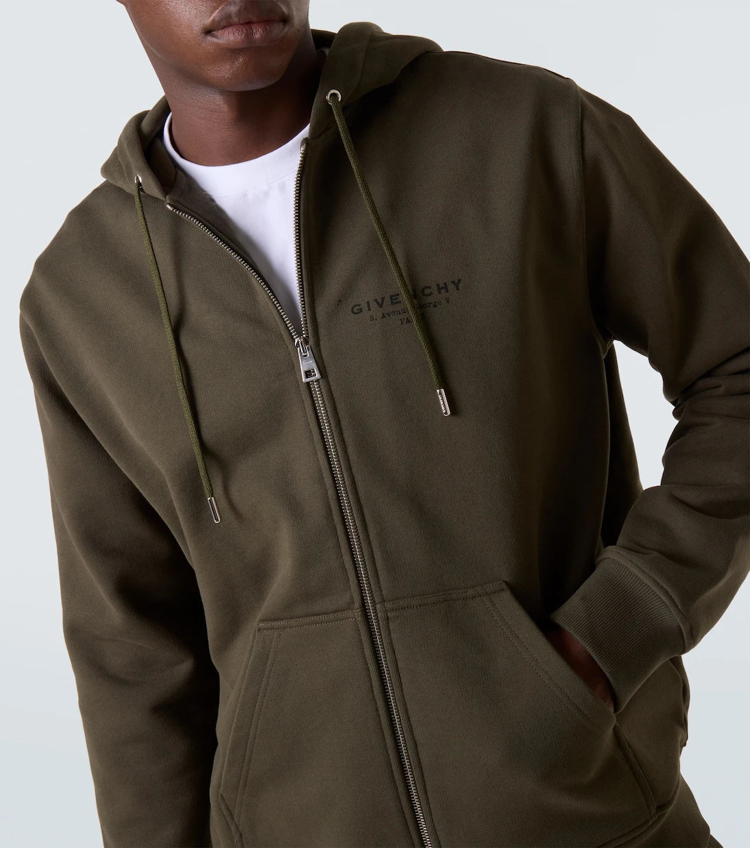 Givenchy - Givenchy Stamp cotton fleece hoodie