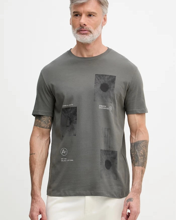 Armani Exchange erkek pamuklu tişört