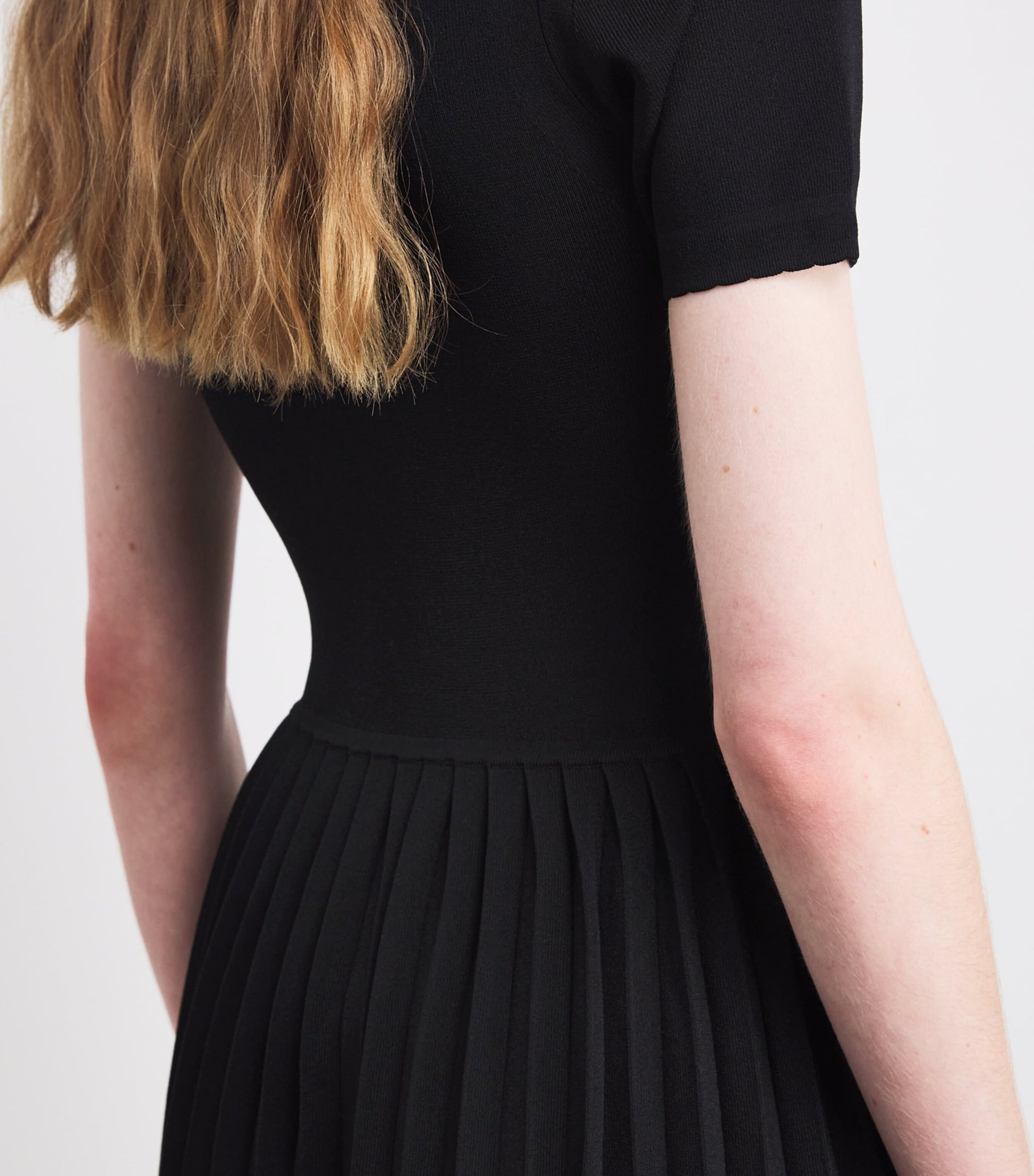 Claudie Pierlot Black Knitted Midi Dress