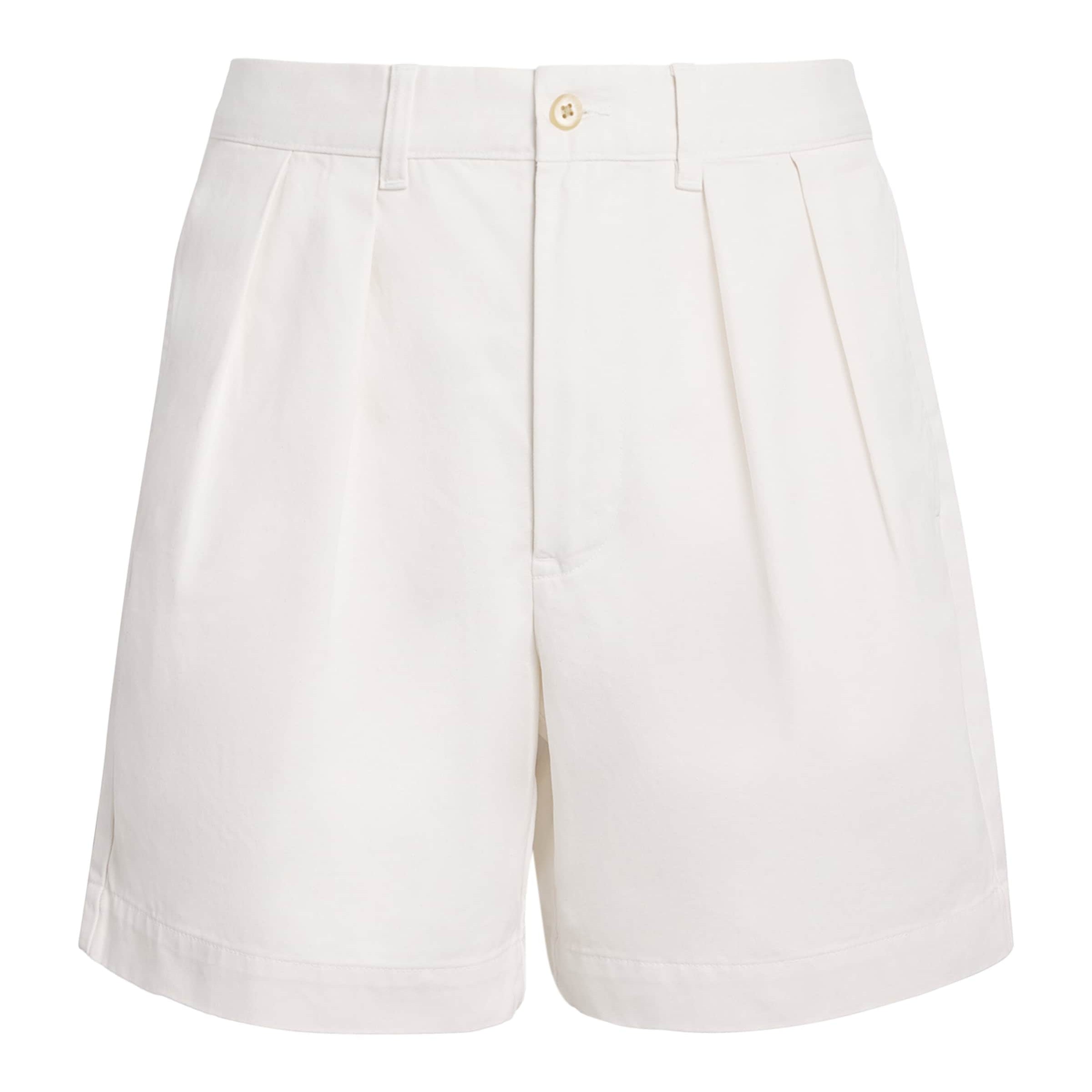 Cotton Pleated Cormac Shorts
