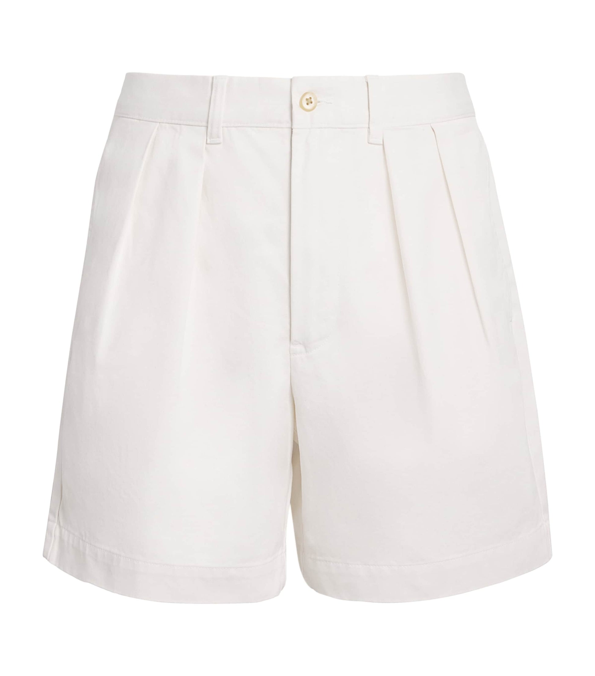 Cotton Pleated Cormac Shorts