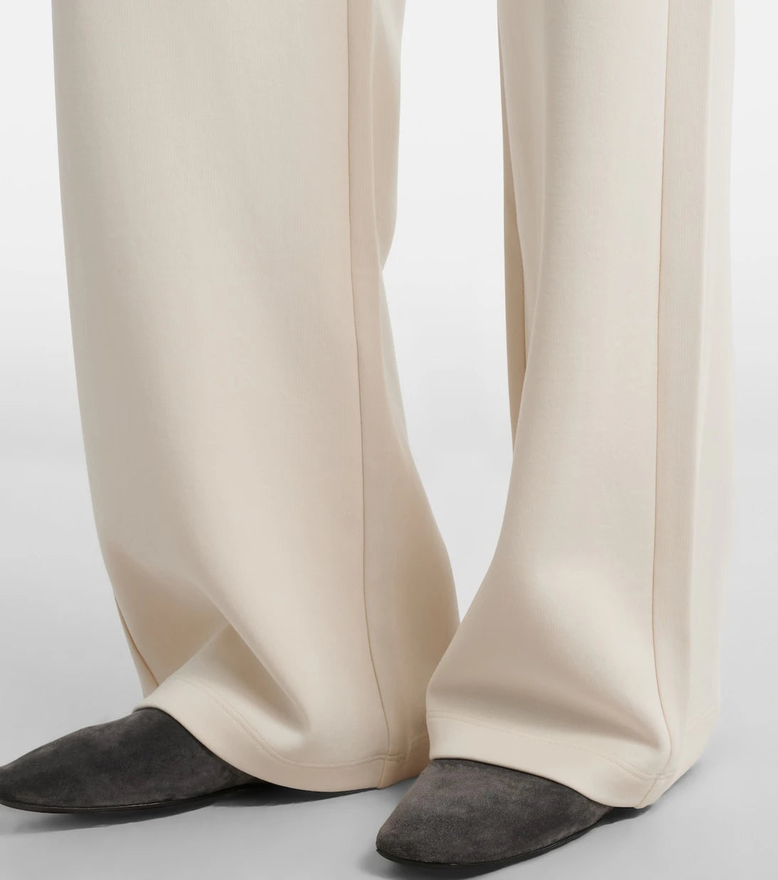 'S Max Mara - Cotton-blend jersey wide-leg sweatpants
