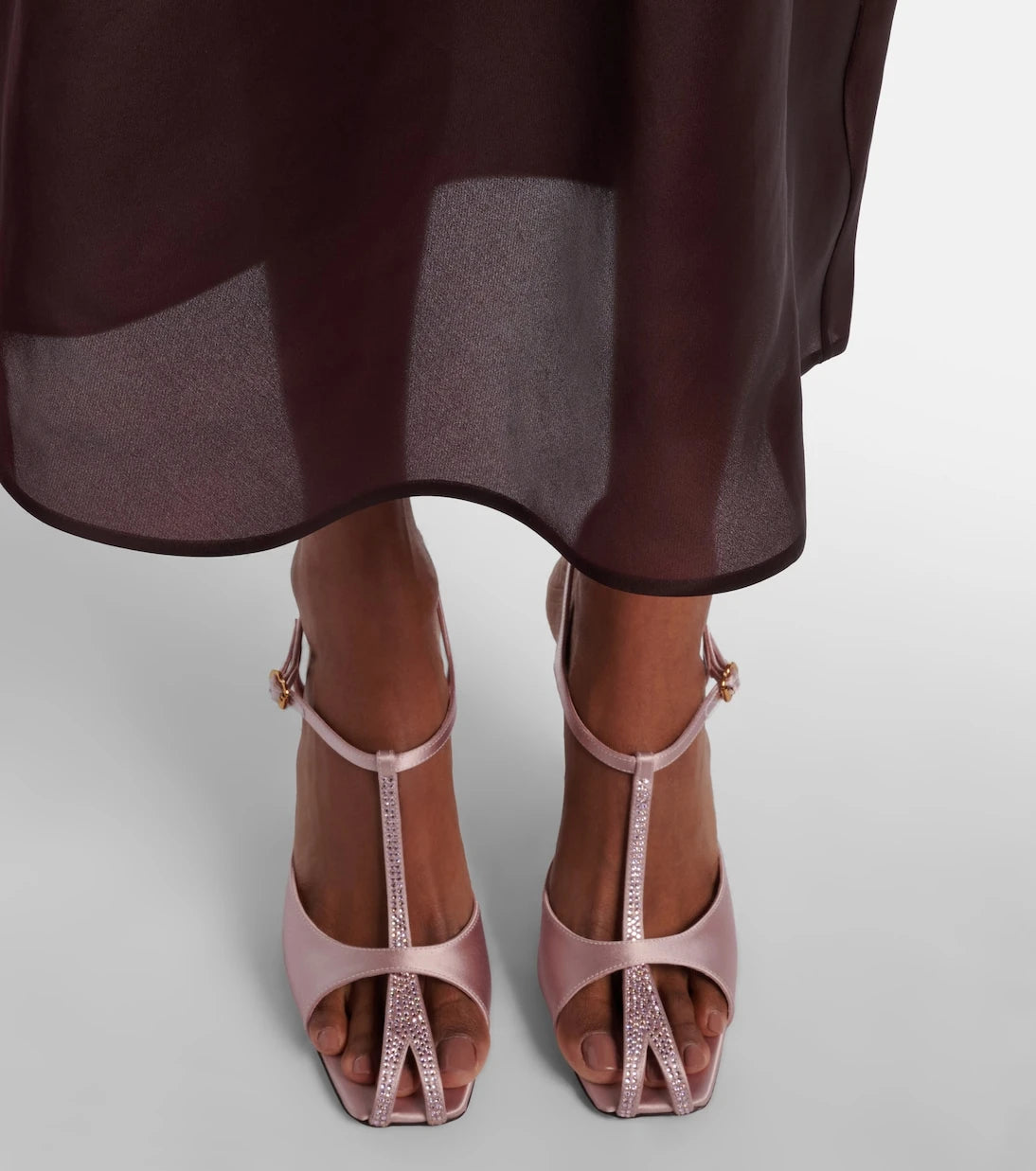Herbert Levine - Hidden Gem 95 embellished satin sandals