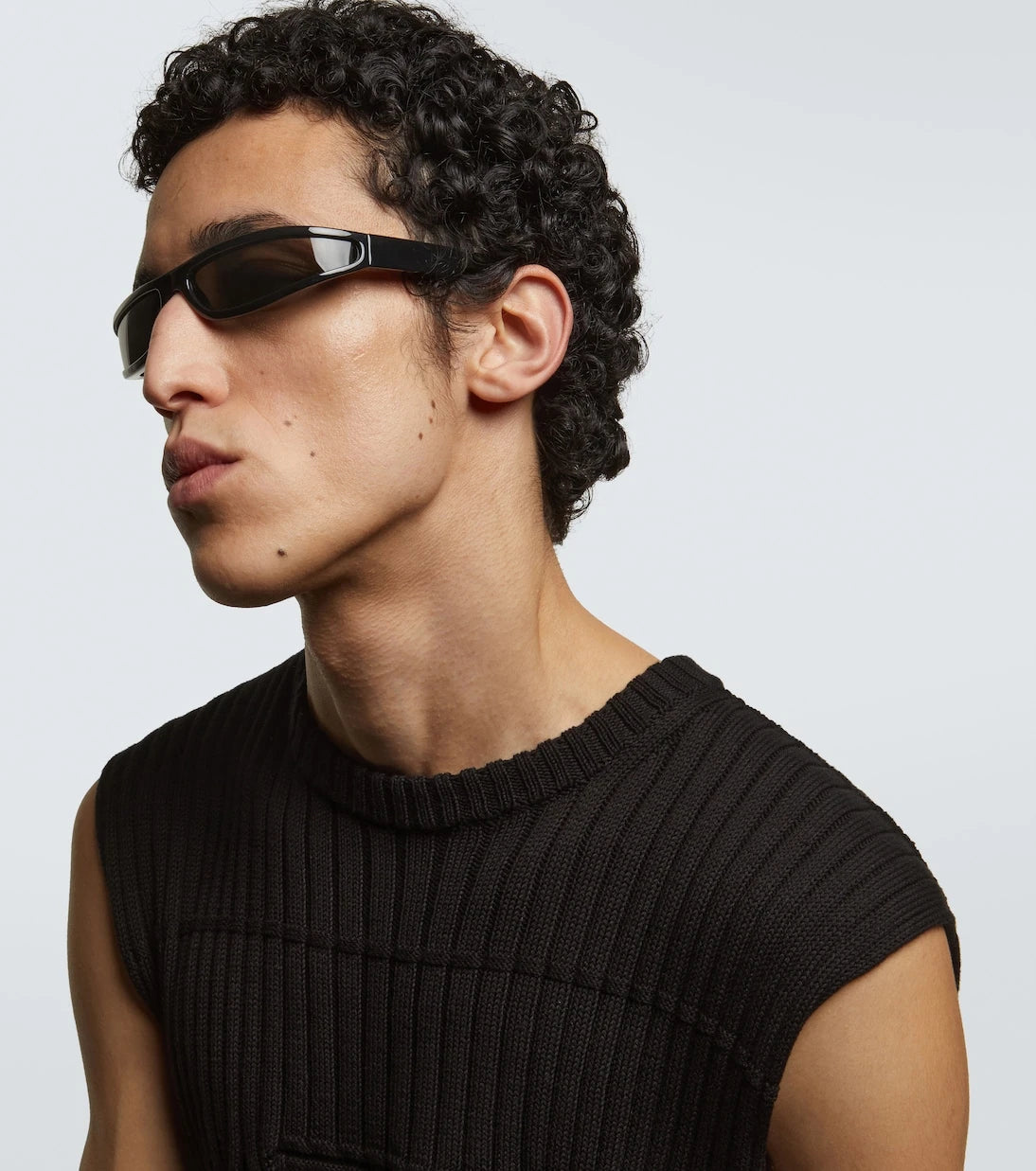 Rick Owens - Fog rectangular sunglasses