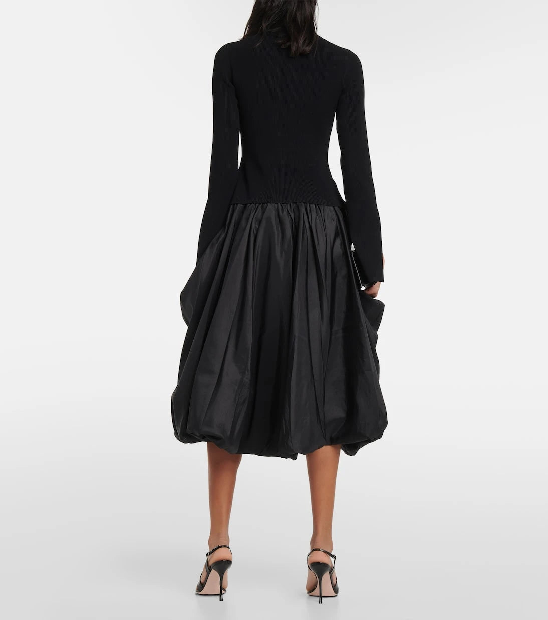Simkhai - Kenlie taffeta-trimmed midi dress