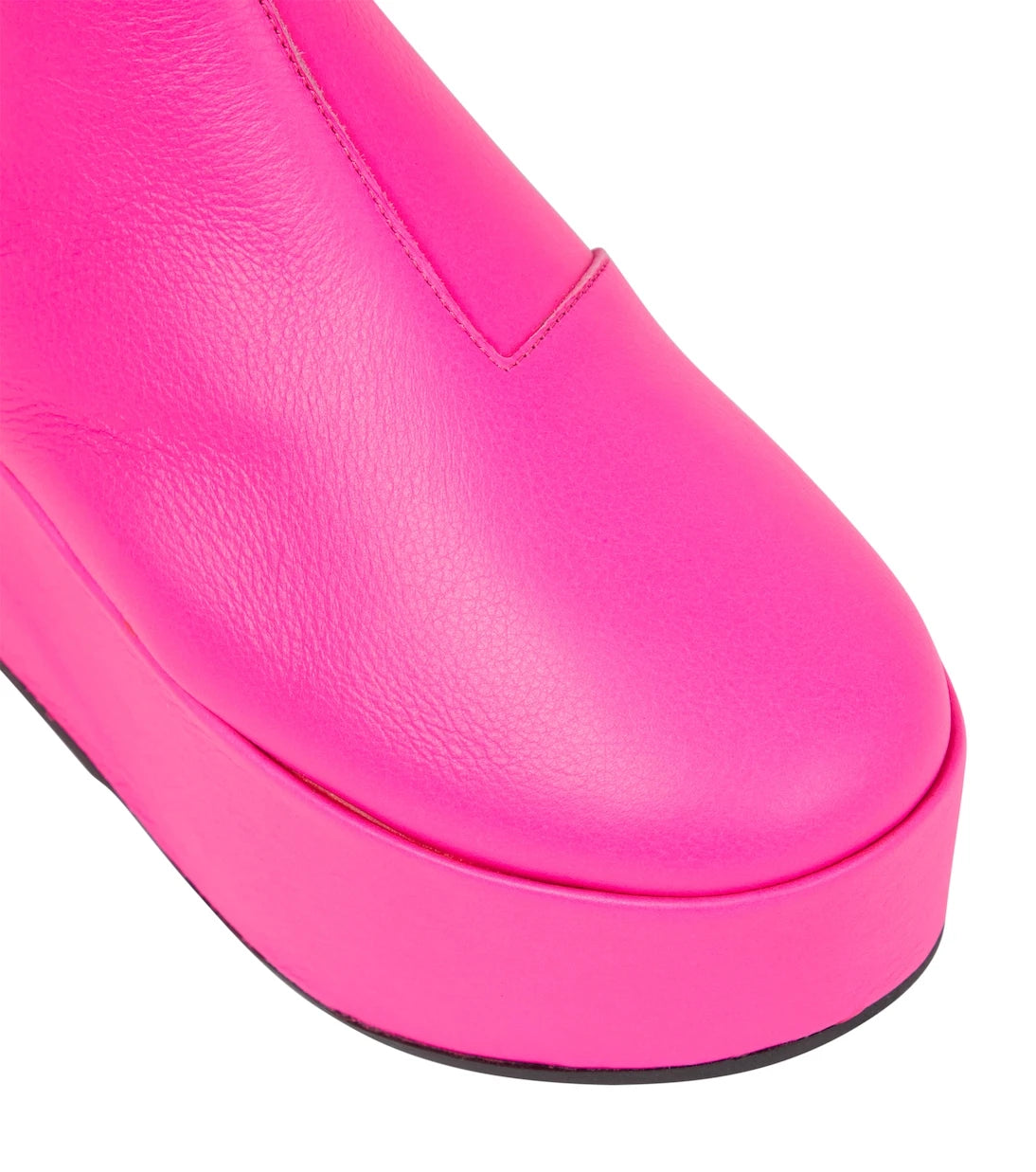 Loewe - Leather platform Chelsea boots