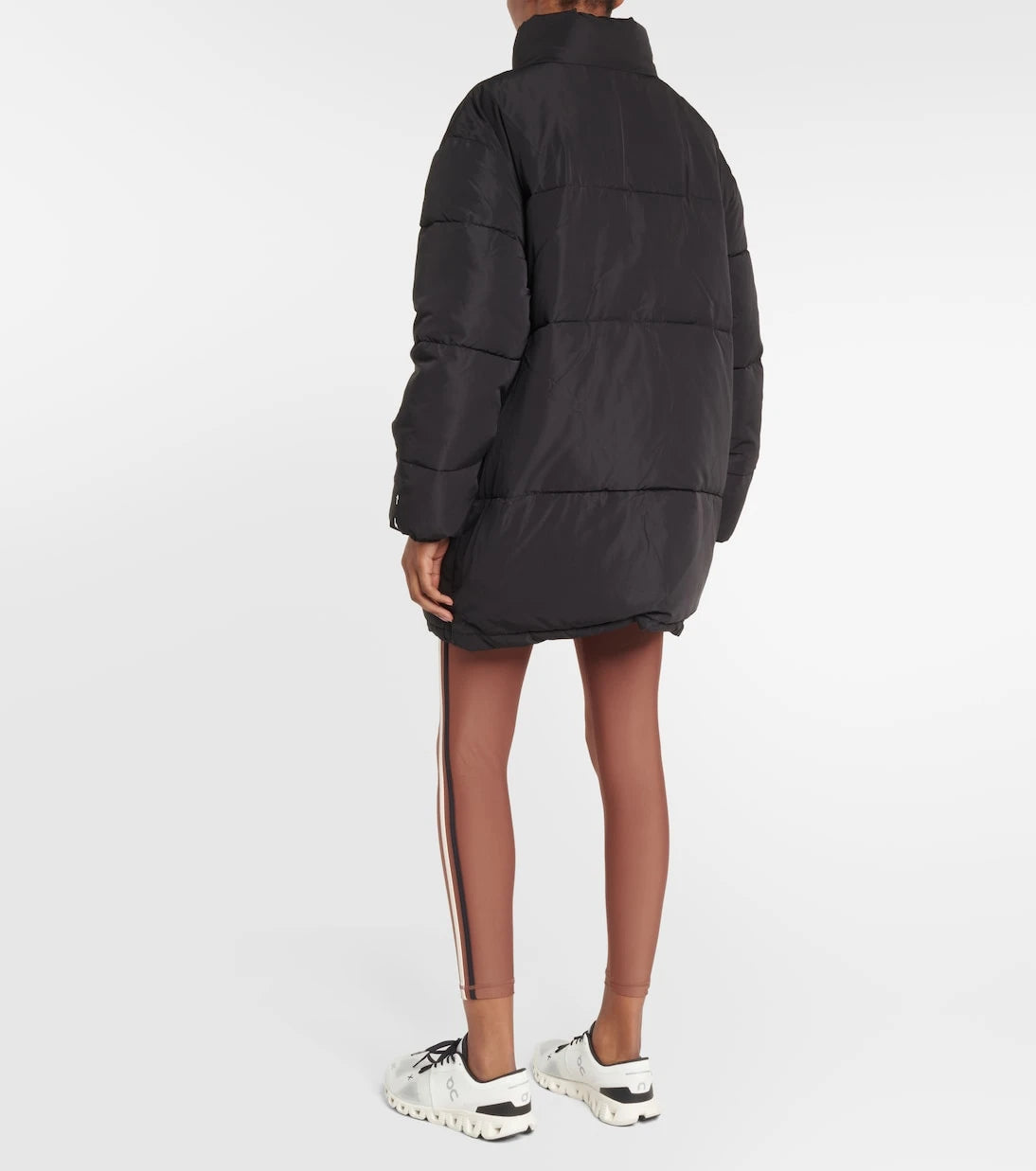 The Upside - Rocky belted puffer jacket