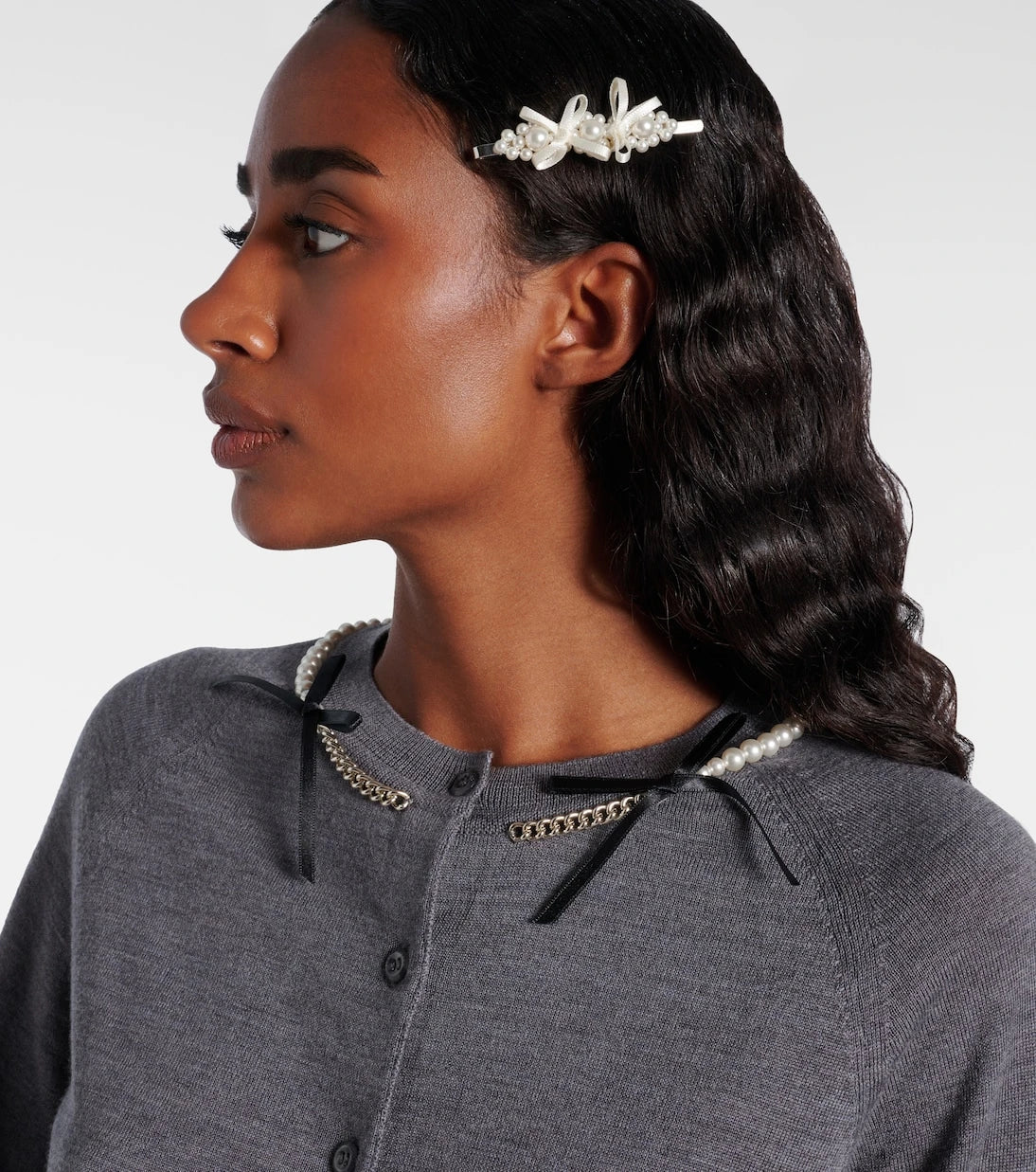 Simone Rocha - Faux pearl-embellished hair clip