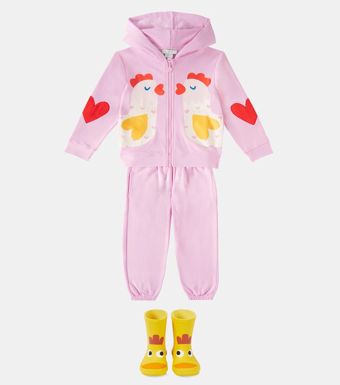 Stella McCartney Kids - Printed cotton fleece tracksuit