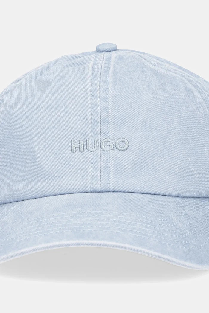 Памучна шапка с козирка HUGO