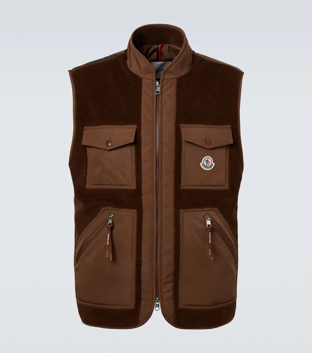 Moncler - سترة كاراكاي تيدي مبطنة بالريش