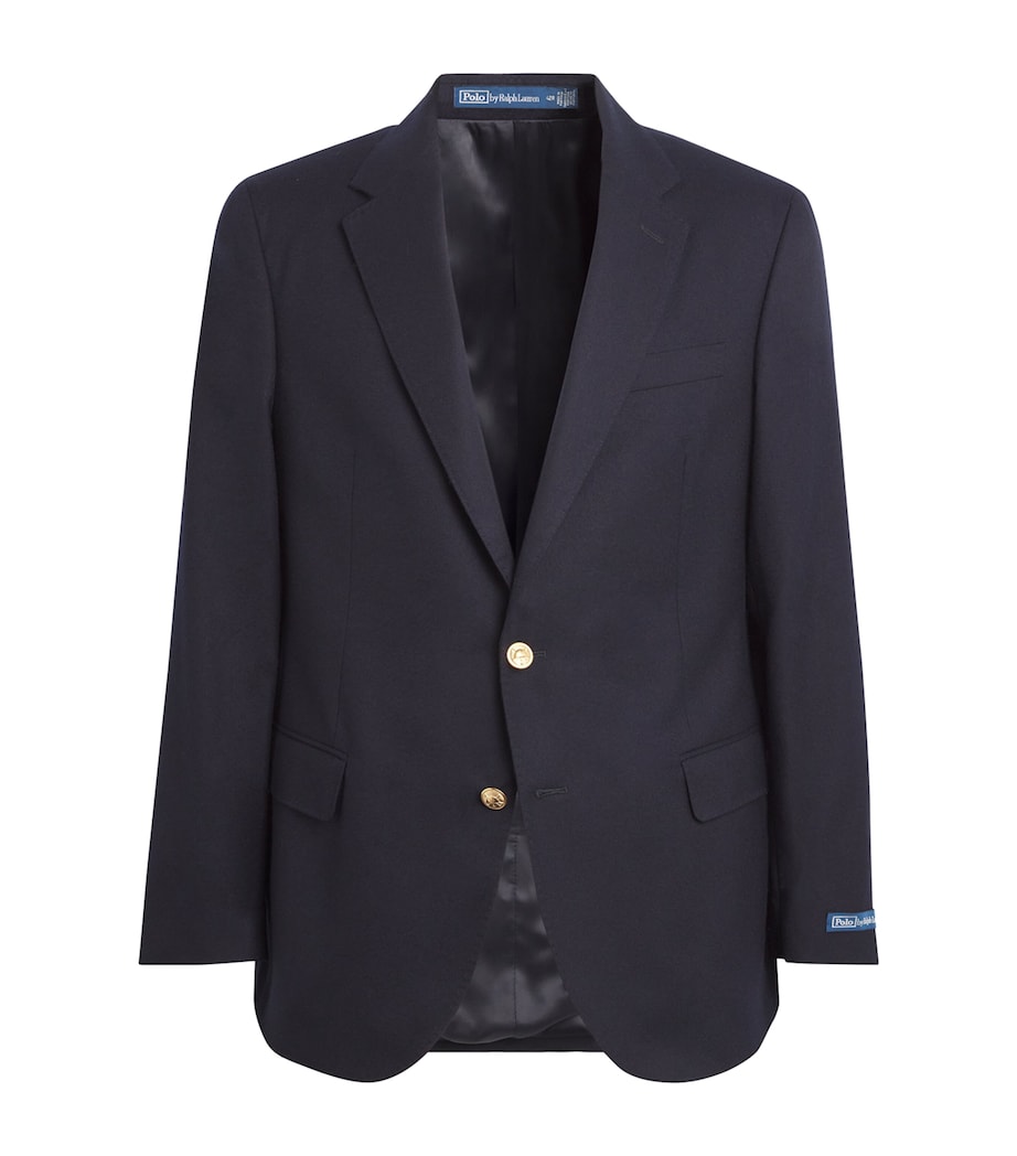Polo Ralph Lauren Navy Wool Doeskin Blazer