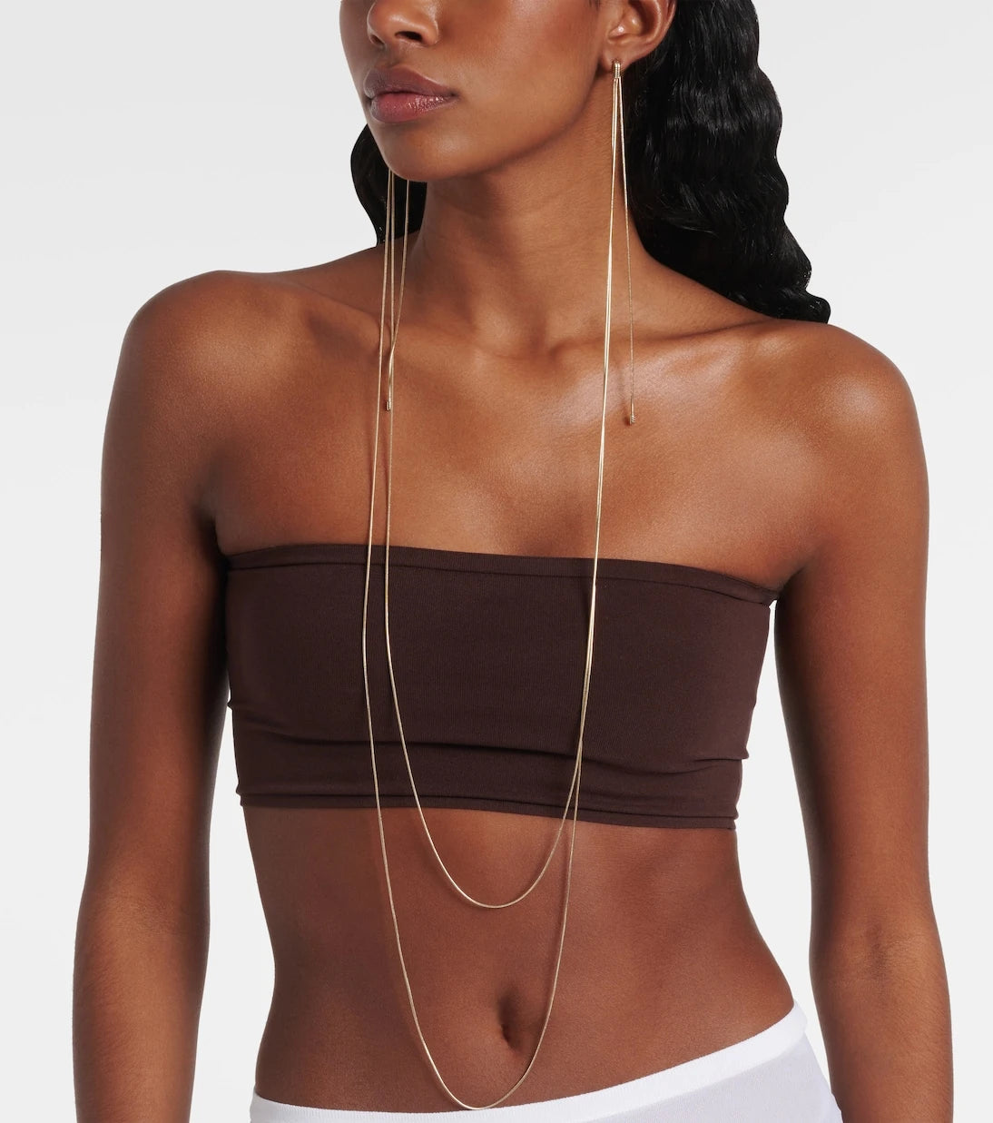 Alaïa - Chain necklace earrings