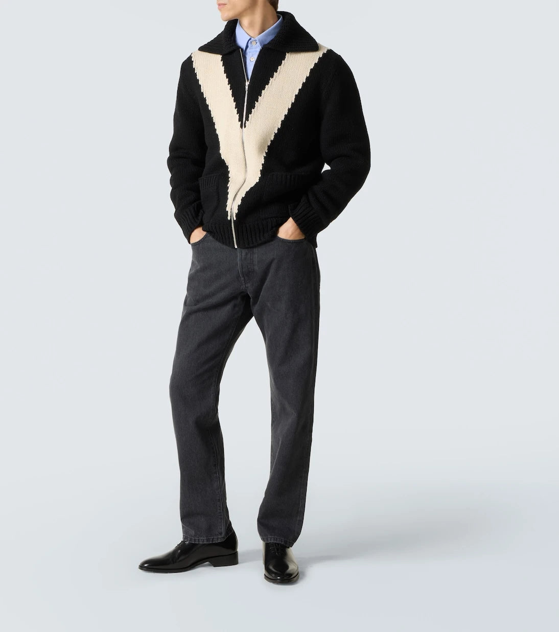 Valentino - Mid-rise straight jeans