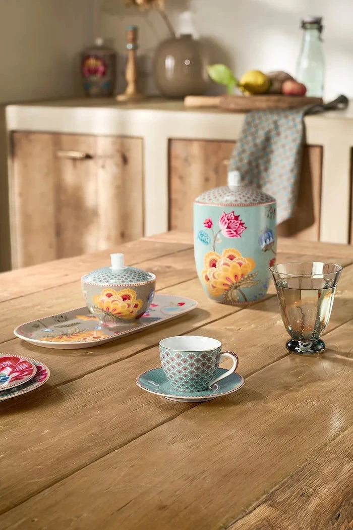 Pip Studio sırlı porselenden fincan ve tabak 120 ml